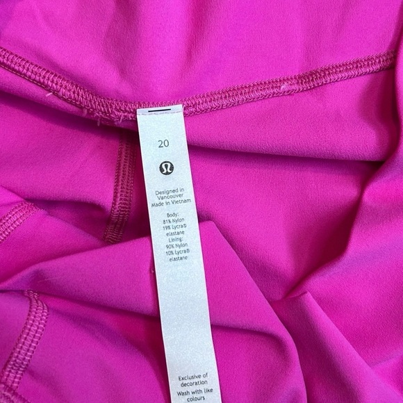 Lululemon Align High-Rise Pant with Pockets 25" Sonic Pink- Size 20 (2022) - Picture 9 of 13